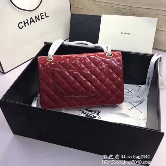 香奈兒CHANEL 升級版A1112小羊皮金銀鏈條單肩斜挎包 DSC1057